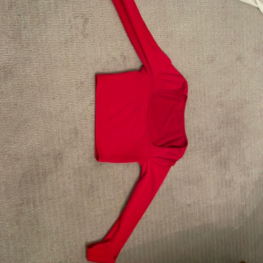 Small red long sleeve from Amazon